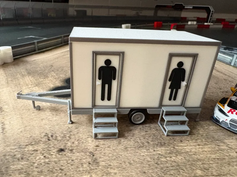 1:50 Carrera Hybrid Toiletten Häuschen 