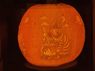Spooky Cats Pumpkin