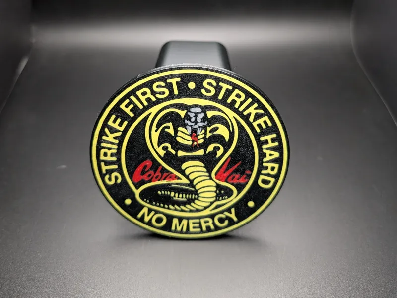 Cobra Kai Trailer Hitch Cover