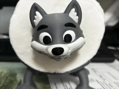Wolf Toilet Paper Holder