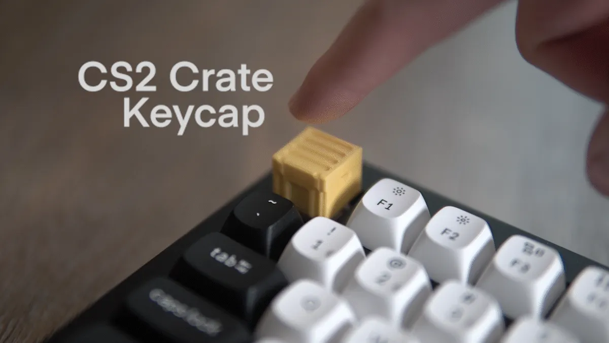 CS2 Crate Keycap - Free 3D Print Model - MakerWorld