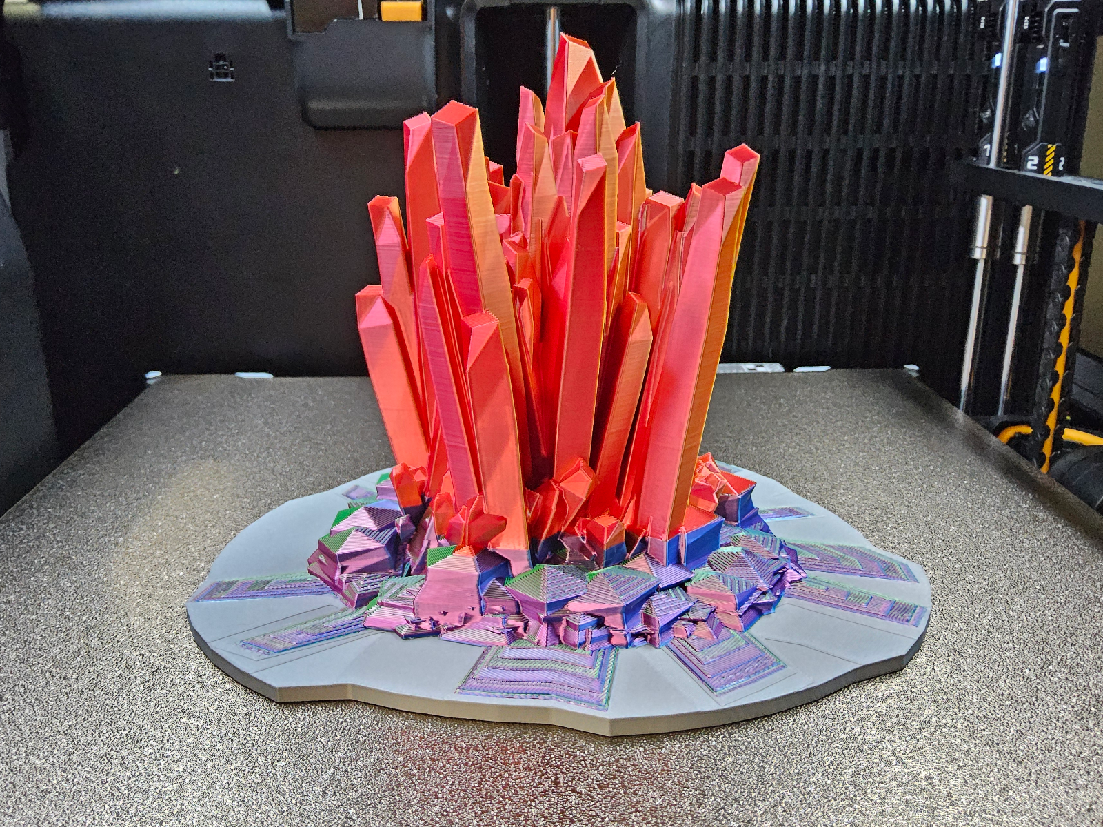 Crystal garden 5- High quality crystal sculpture