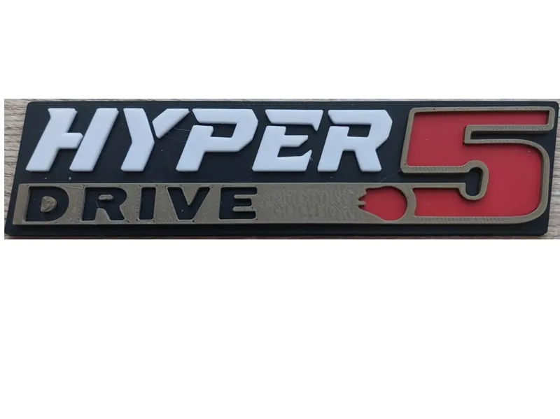 Hyperdrive sticker for your car