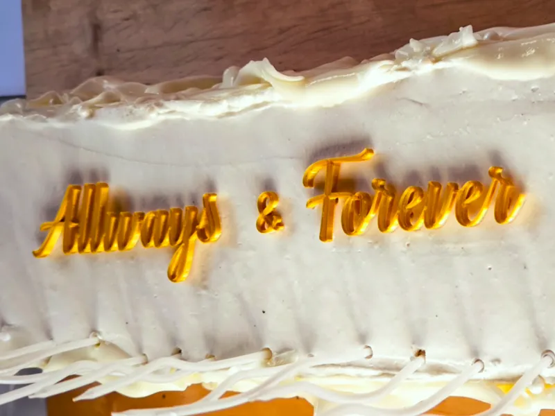 Cake Topper - Forever & Allways