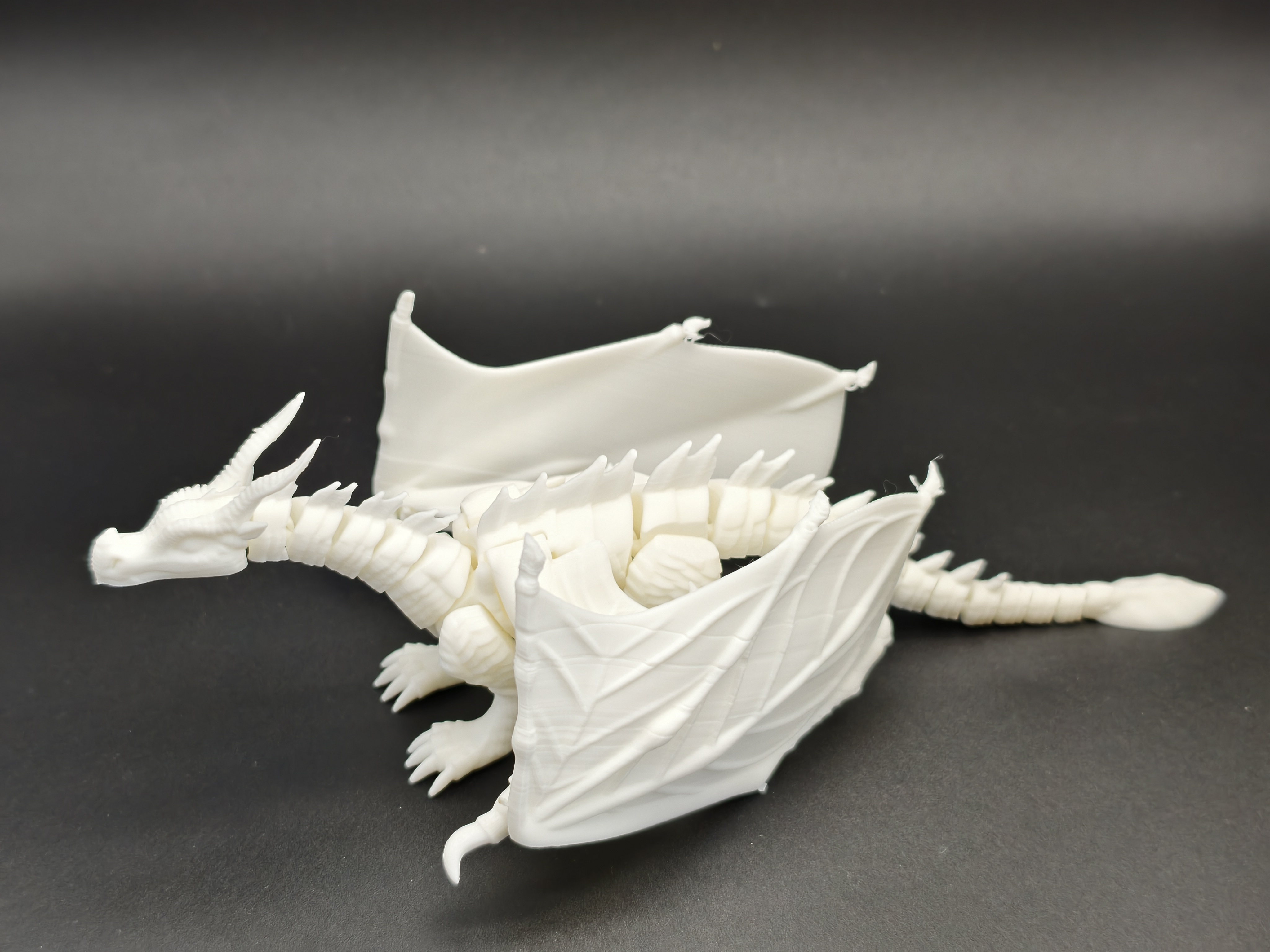 Miniatura 1 do modelo 3D 叶翼飞龙，新版，无需支撑，MINI可打