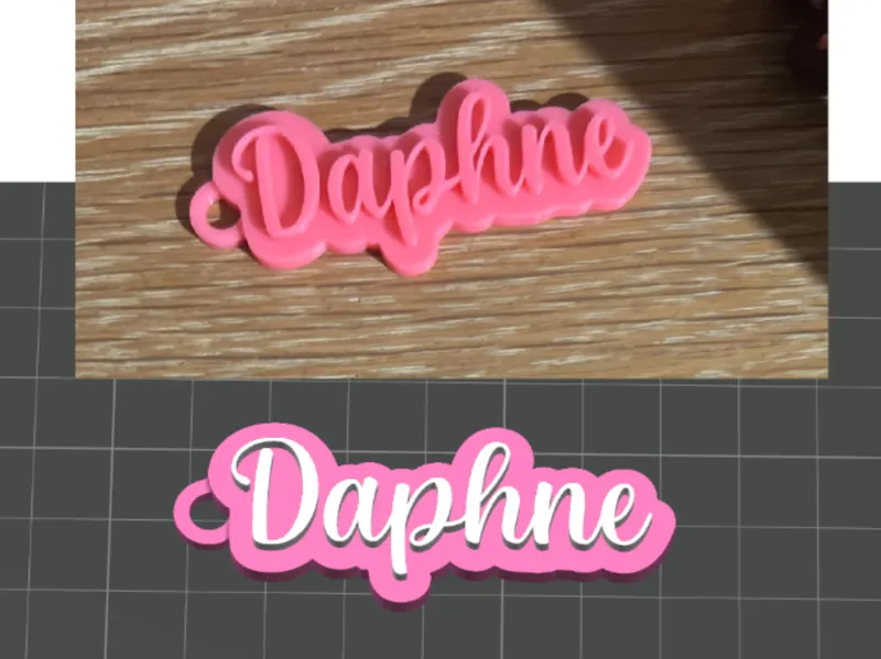 Daphne Keychain