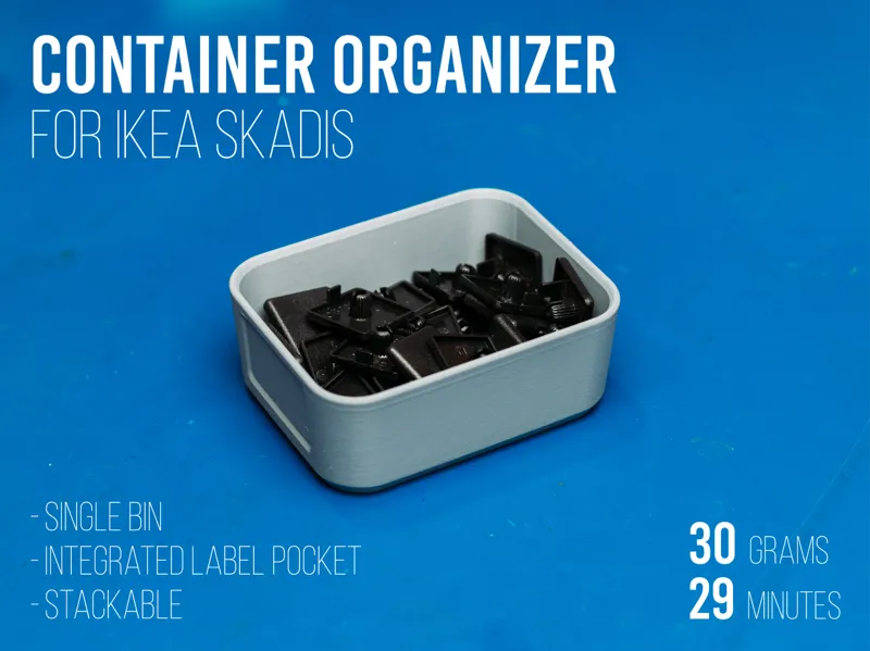 Ikea Skadis Hanging Container Organizer (1 Bin)
