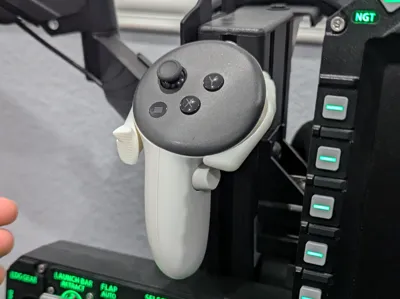 Quest 3 Controller Mount for Aluminum Cockpits