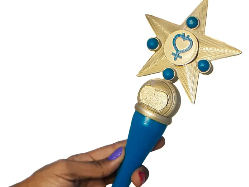 Sailor Mercury Wand Cosplay Prop