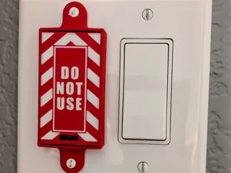 Hinged Paddle Switch Cover