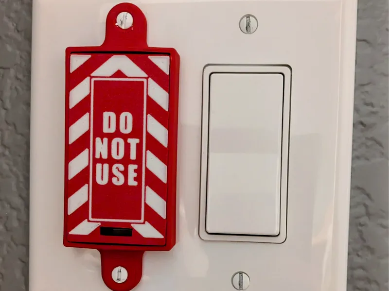 Hinged Paddle Switch Cover