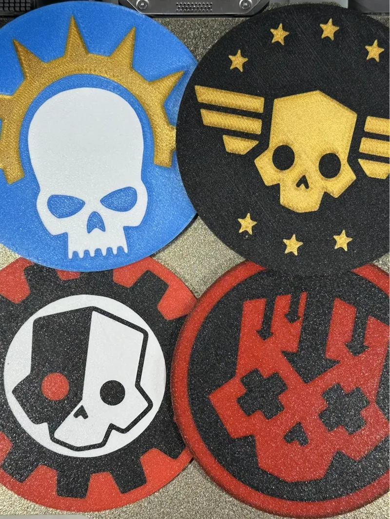 Hell Divers II Faction Coins/Coasters