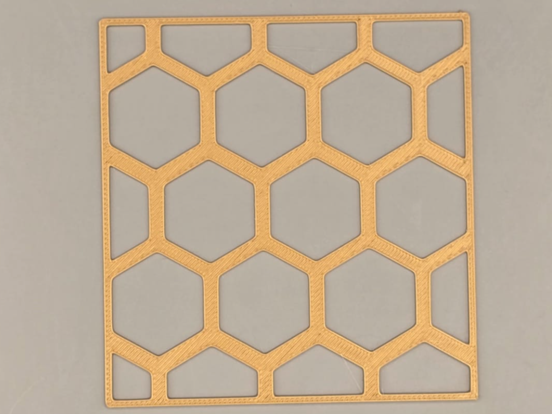 Honeycomb Bee Hex Stencil Template