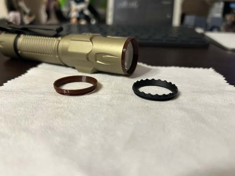 olight Warrior Ultra safety bezel