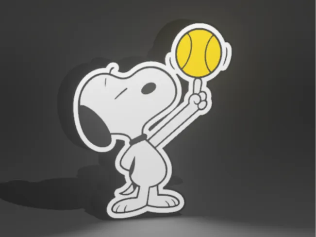 Snoopy Inspired Lightbox - Peanuts
