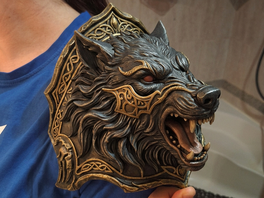 Wolf Version 2 - 3D printed Other Props & Cosplays, in stock in India