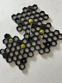 Porte-clés alvéole nid d'abeille — photo 2