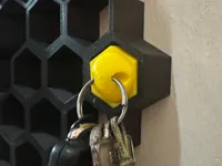 Porte-clés alvéole nid d'abeille — photo 8