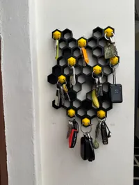 Porte-clés alvéole nid d'abeille — photo 6
