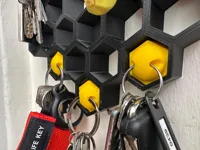 Porte-clés alvéole nid d'abeille — photo 7