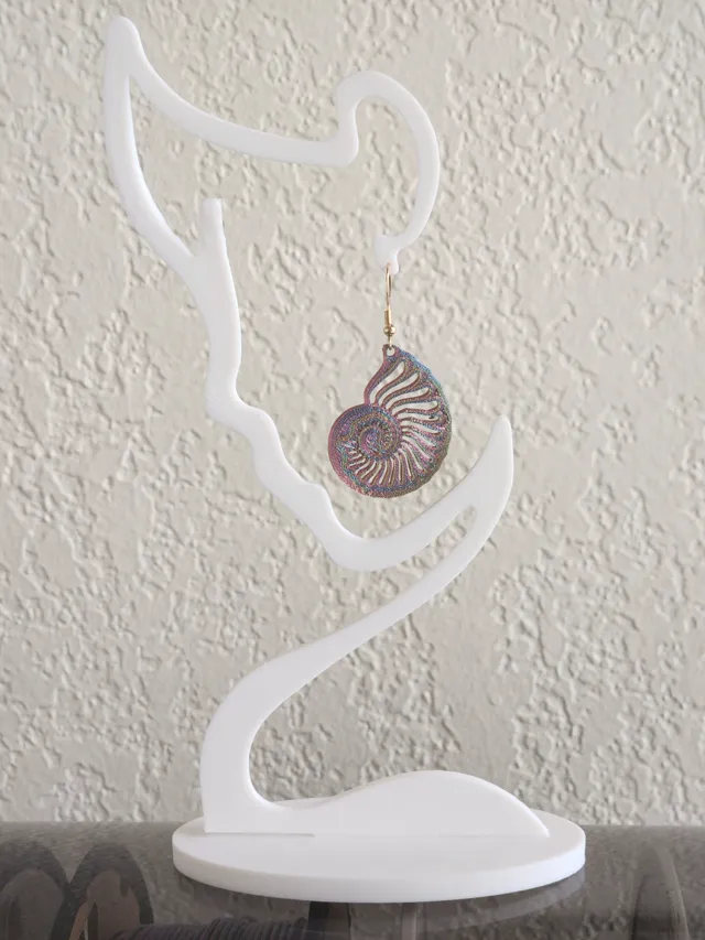 Seashell Nautilus Earrings