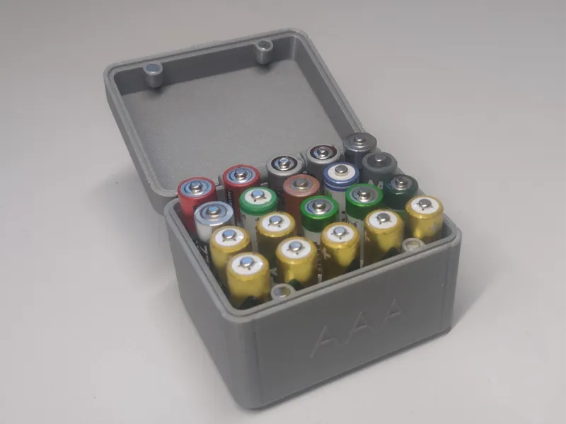 AAA Batery organizer, box, R3 batteries box