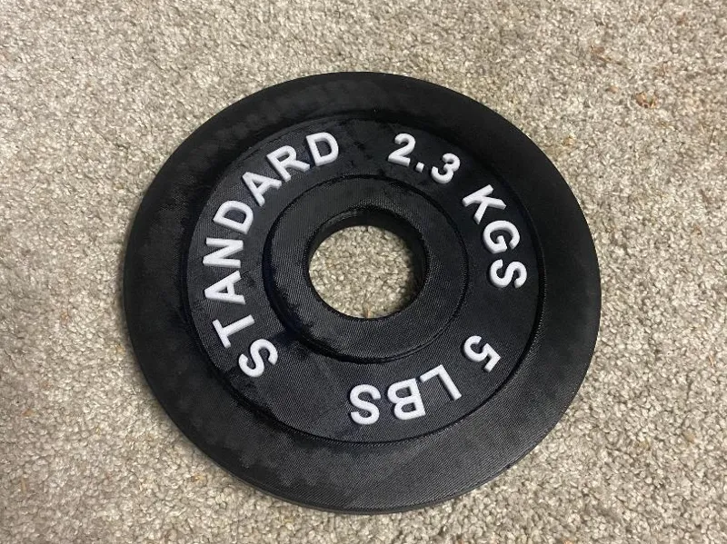 5 LBS BARBELL PLATE