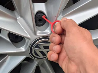 VW Wheel Lug Nut Cap removal tool