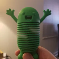 Small keychain sized with hole in foot