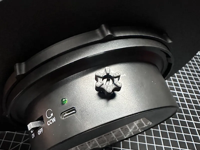 Revopoint Mini Turntable Speed Knob