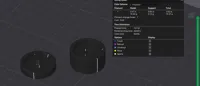 SMALL 5/16, Circle Magnets, Thread 0.12mm layer, 4 walls