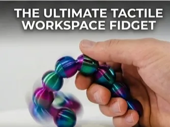 Modular Snap-Fit Ball Joint Fidget Chain