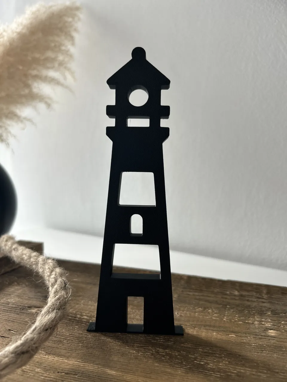 Minimalistischer Leuchtturm Aufsteller view 2