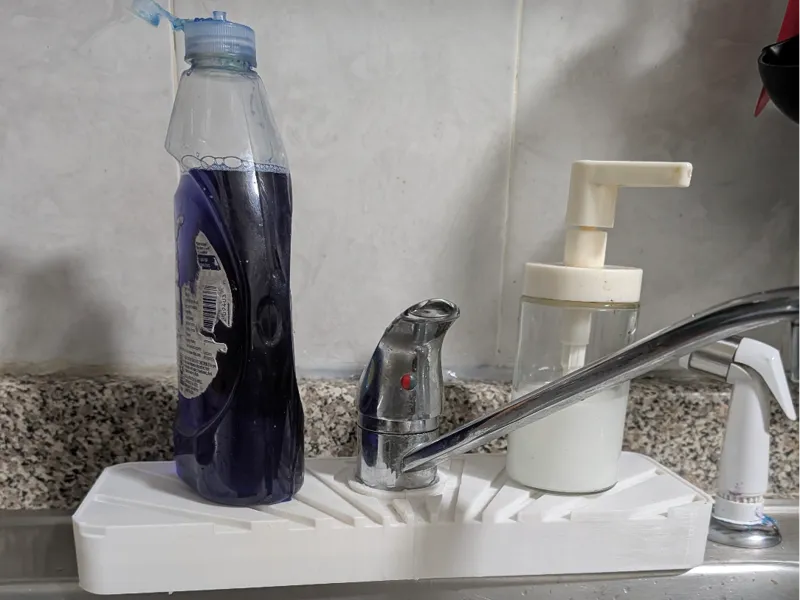 Modern Faucet Drainer & Sink Organizer