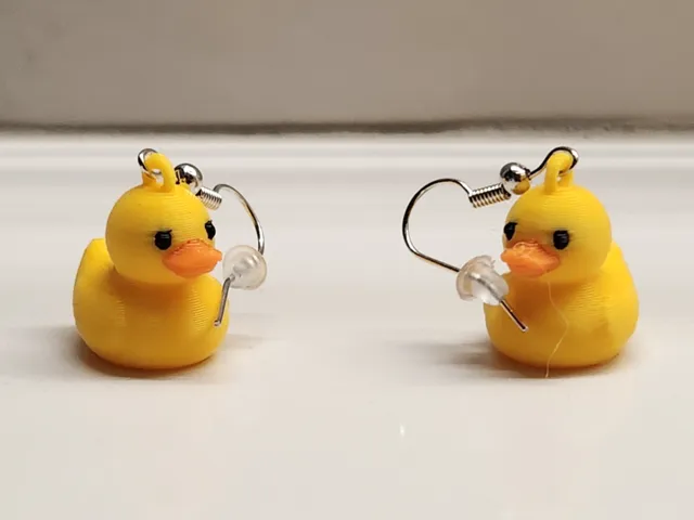 Rubber Duck Earrings