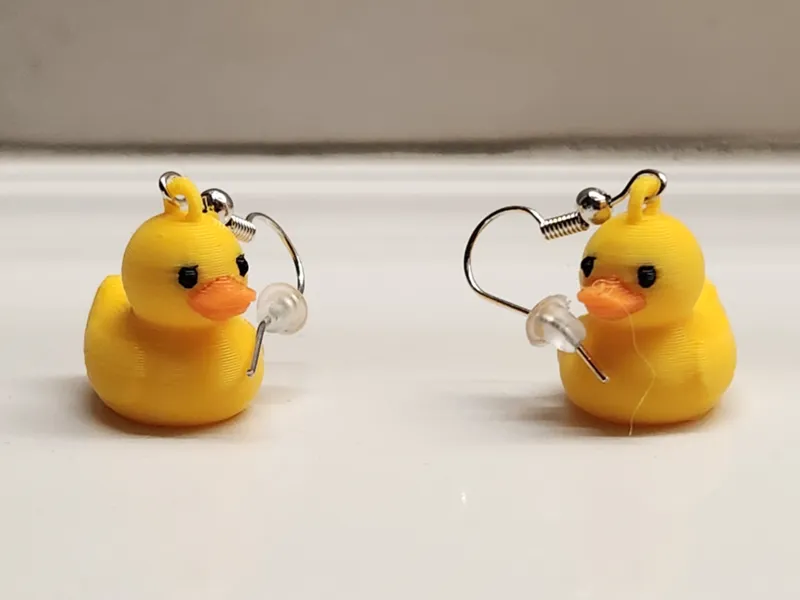 Rubber Duck Earrings