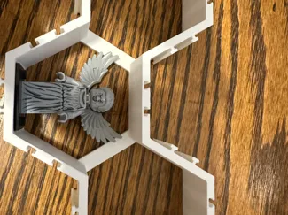 Triple Hexagon for Weeping Angel Minifig