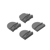 One of Each clip, 0.2mm layer, 2 walls, 15% infill