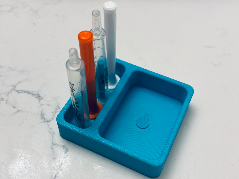 Infant and Toddler Medicine Wash and Dry station 