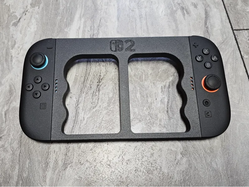 Switch 2 Joycon Extended Ergonomic Holder w/magnet