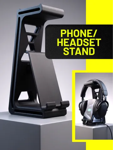 Soporte para celular: Minimalist Headphone & Phone Stand — vista de referencia 2