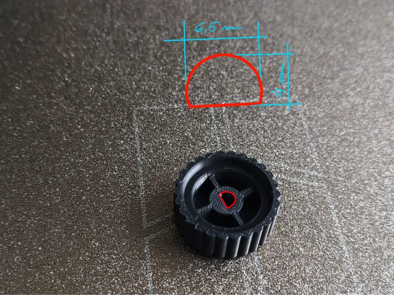 Master DF 20 P - replacement knob