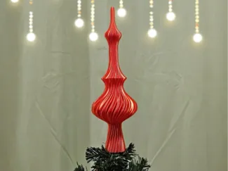 Christmas tree topper vase mode