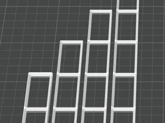 Gridfinity Superlight Half Grid Baseplates
