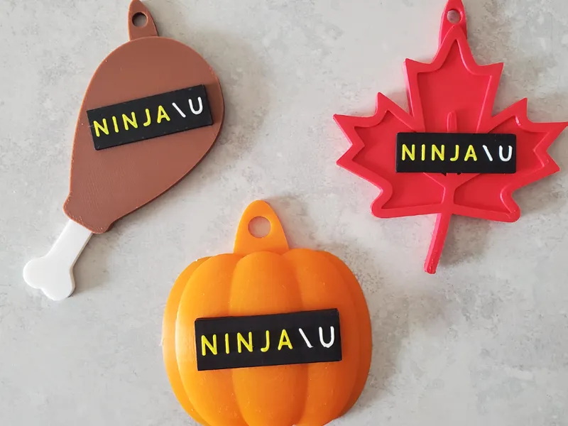 BLANK Fall Medals (pumpkin, turkey leg, and leaf)