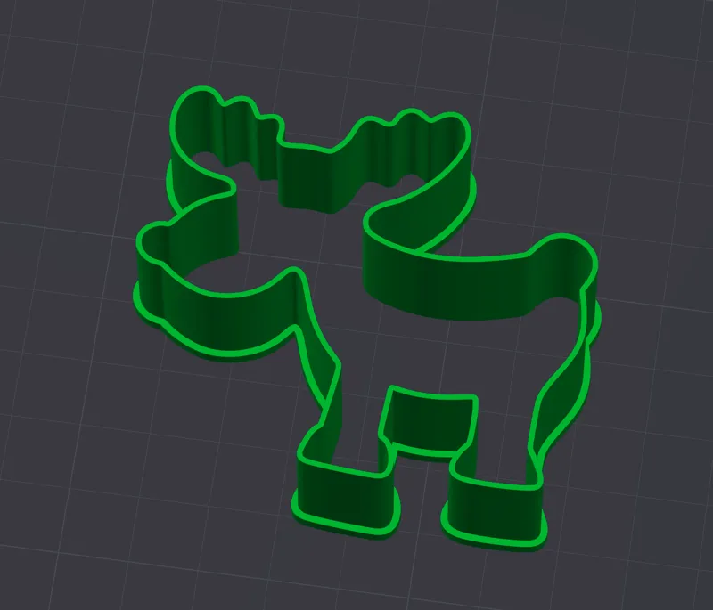 Deer cookie cutter