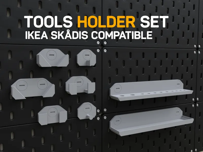 TOOLS HOLDER SET - IKEA COMPATIBLE
