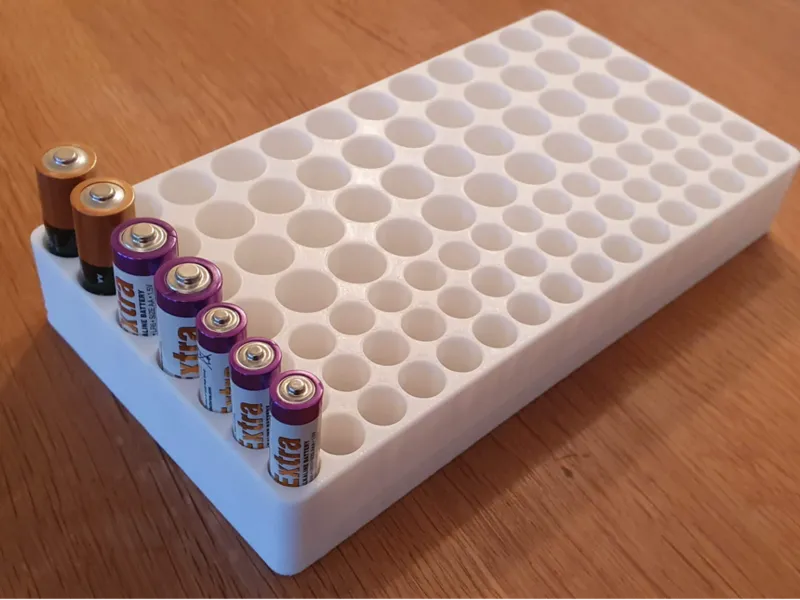 Battery Storage Tray - AA & AAA