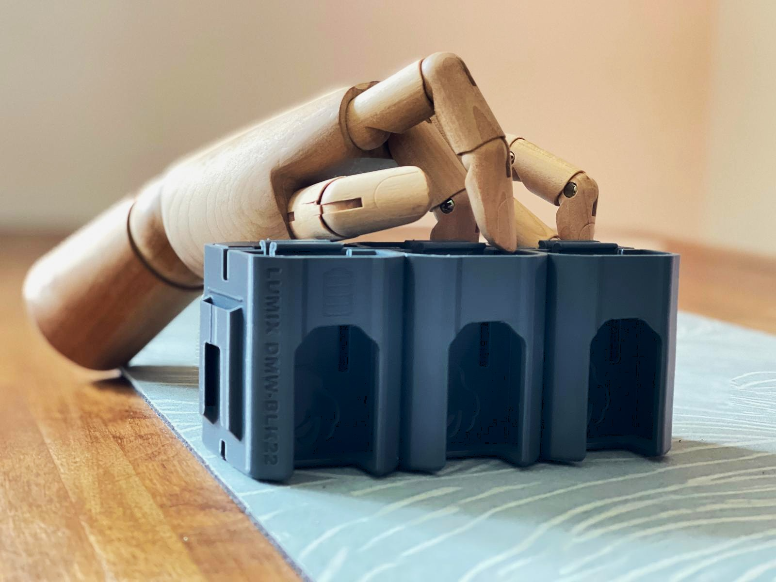 PANASONIC DMW-BLF19 6xBattery Holder+SD Card Slots