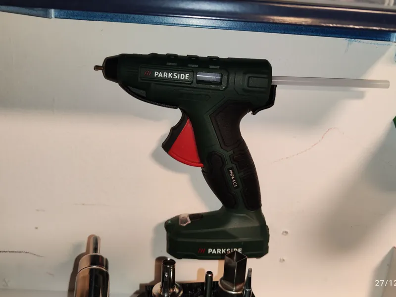 Parkside glue gun holder